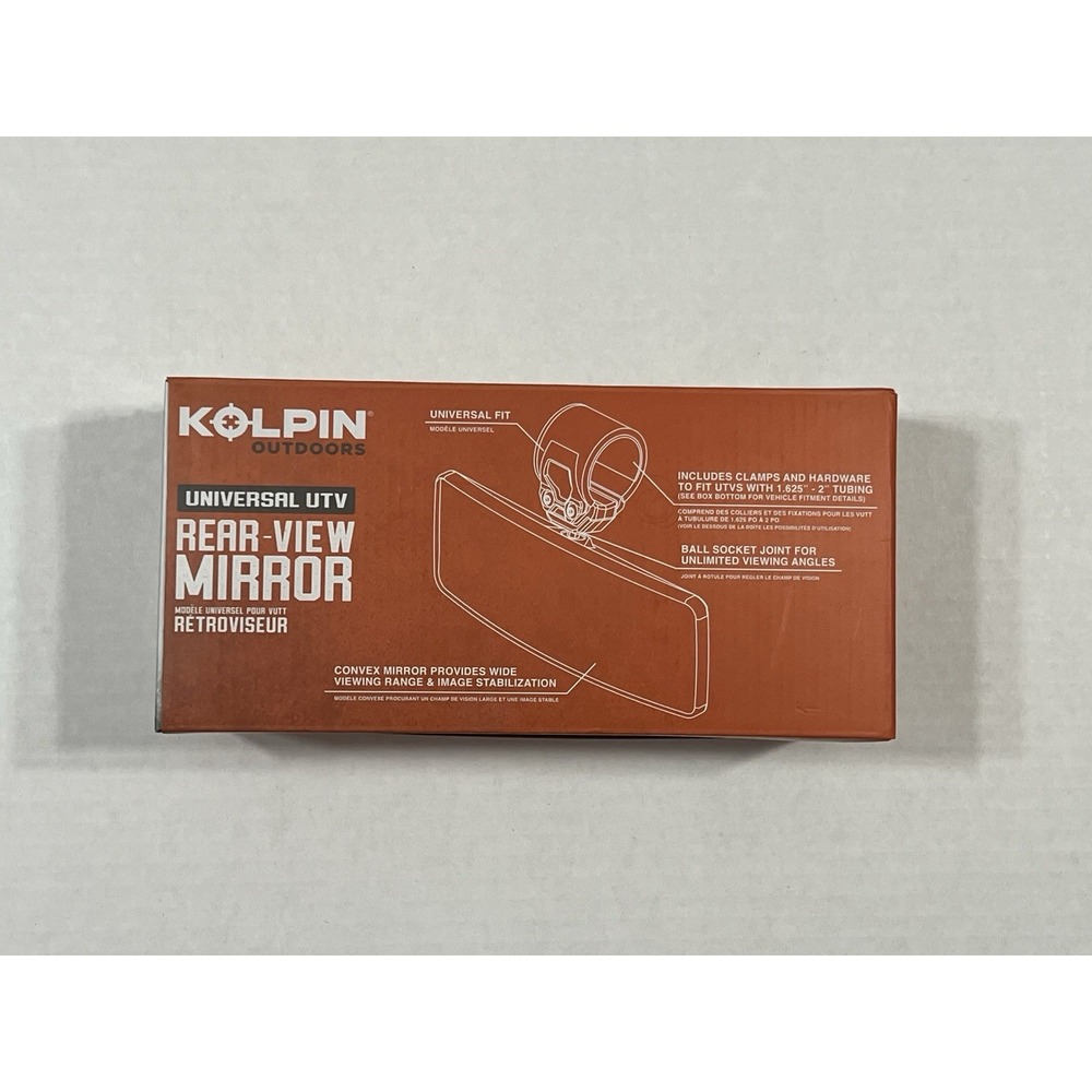 KOLPIN Universal ATV Rear View Mirror Adjustable Angle - Picture 2 of 6
